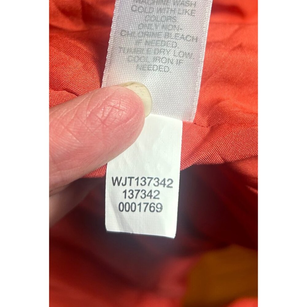 J.Jill Womens Lg Petite Coral Down Filled Puffer Jacket - Picture 8 of 8